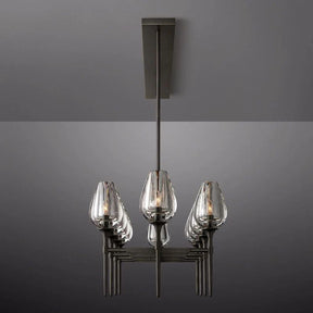 Luminous Tulip Linear Chandelier 65''