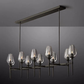 Luminous Tulip Linear Chandelier 65''