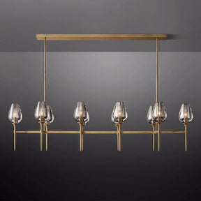 Luminous Tulip Linear Chandelier 65''