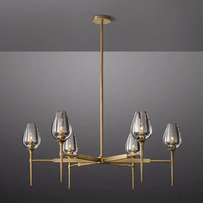 Luminous Tulip Round Chandelier 42''