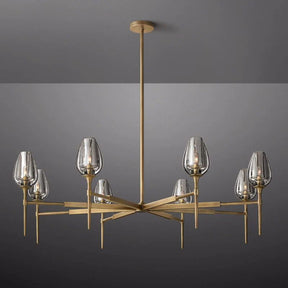 Luminous Tulip Round Chandelier 54''