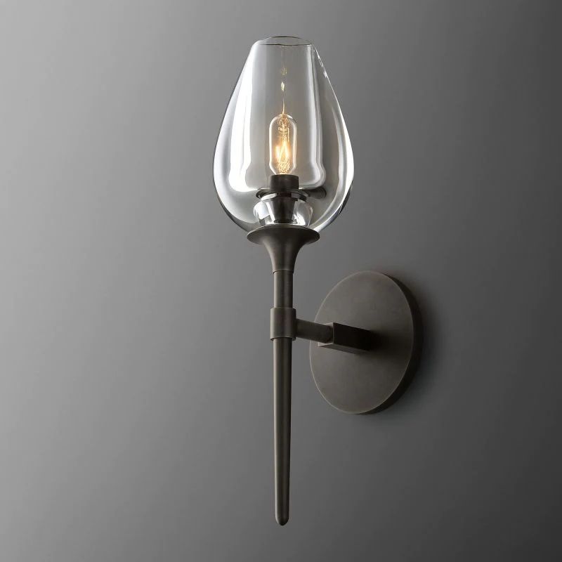 Luminous Tulip Single Sconce